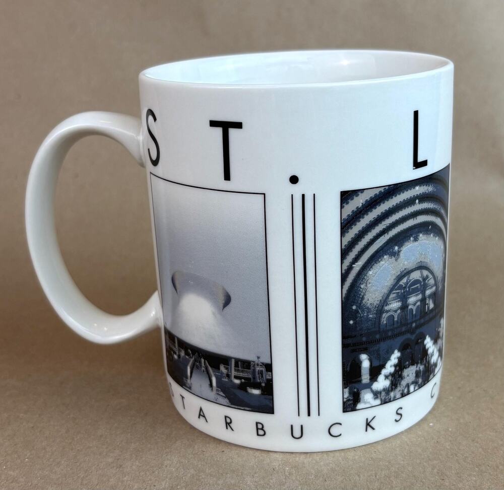 Vintage 2003 Starbucks St Louis Destination Mug City Scenes, original tag